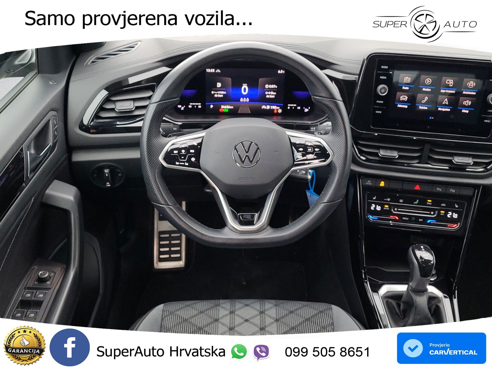 Volkswagen T-Roc 1.5 TSI (150 KS) R-Line LED+GR SJED+ACC