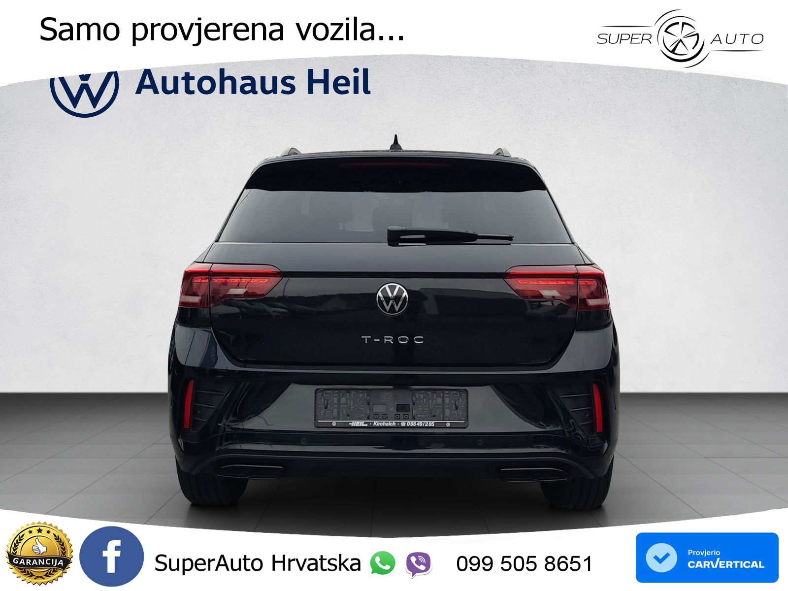 Volkswagen T-Roc 1.5 TSI (150 KS) R-Line LED+GR SJED+ACC