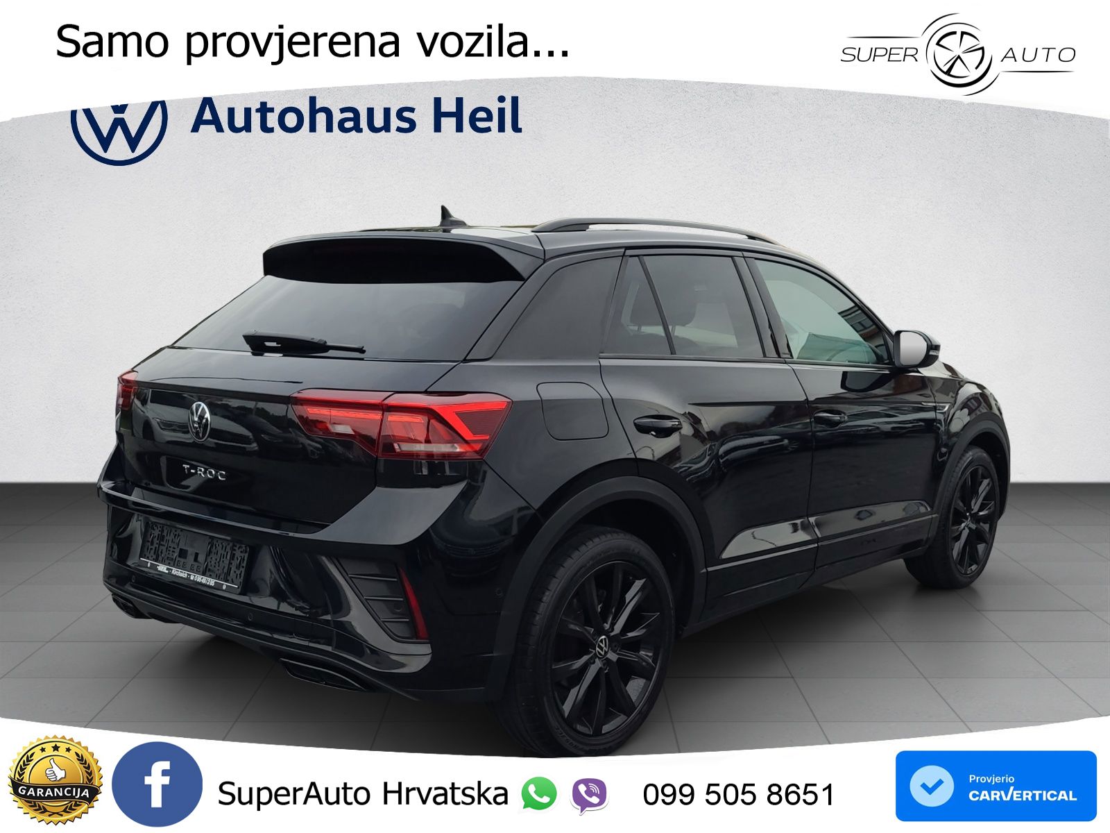 Volkswagen T-Roc 1.5 TSI (150 KS) R-Line LED+GR SJED+ACC