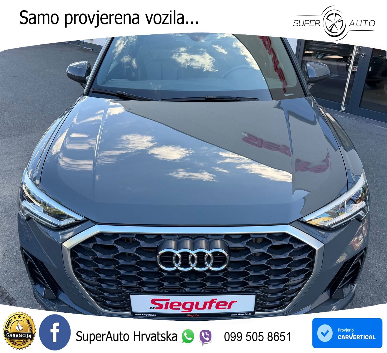 Audi Q3 Sportback 45 TFSIe (245 KS) S tronic S line LED+GR SJED+ACC
