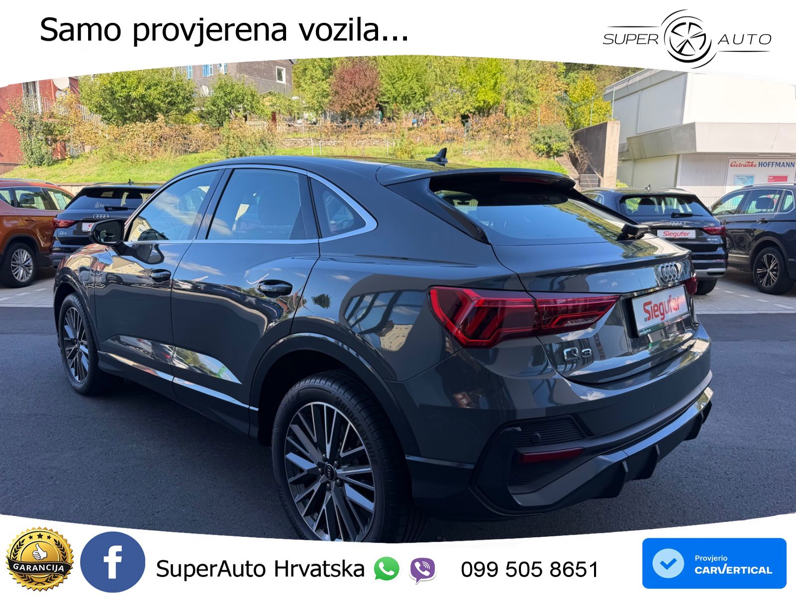 Audi Q3 Sportback 45 TFSIe (245 KS) S tronic S line LED+GR SJED+ACC