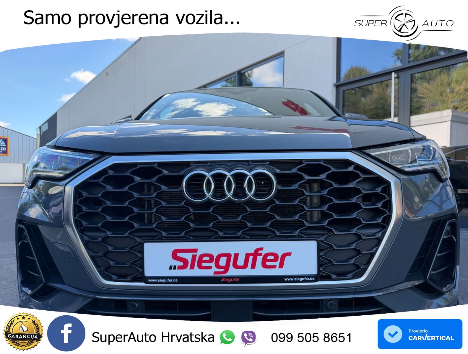 Audi Q3 Sportback 45 TFSIe (245 KS) S tronic S line LED+GR SJED+ACC