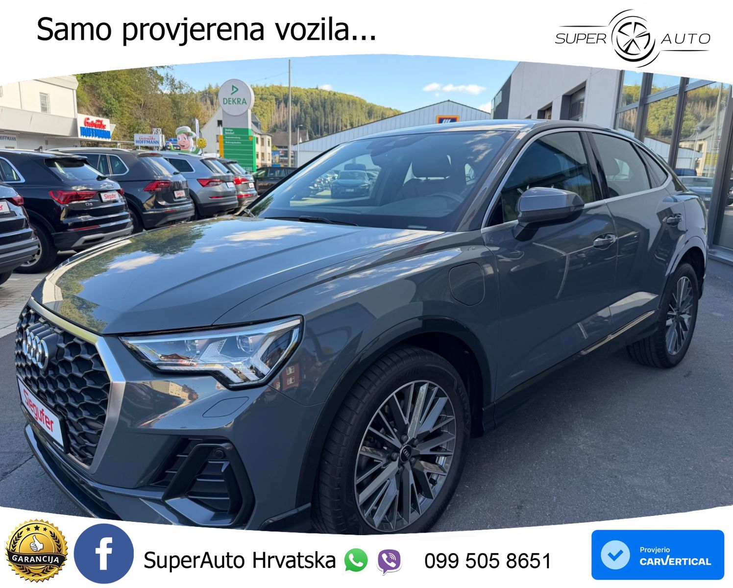 Audi Q3 Sportback 45 TFSIe (245 KS) S tronic S line LED+GR SJED+ACC
