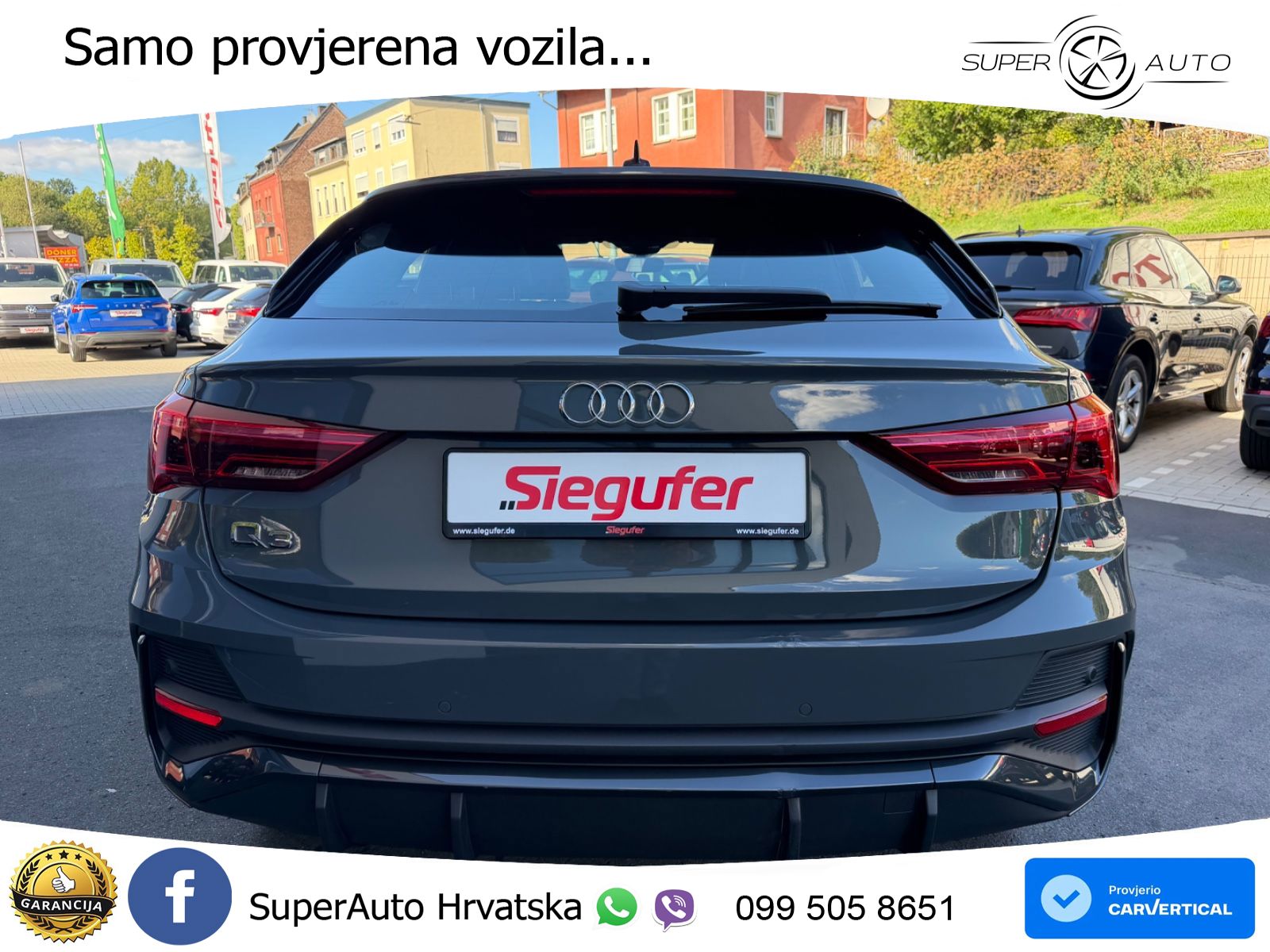 Audi Q3 Sportback 45 TFSIe (245 KS) S tronic S line LED+GR SJED+ACC