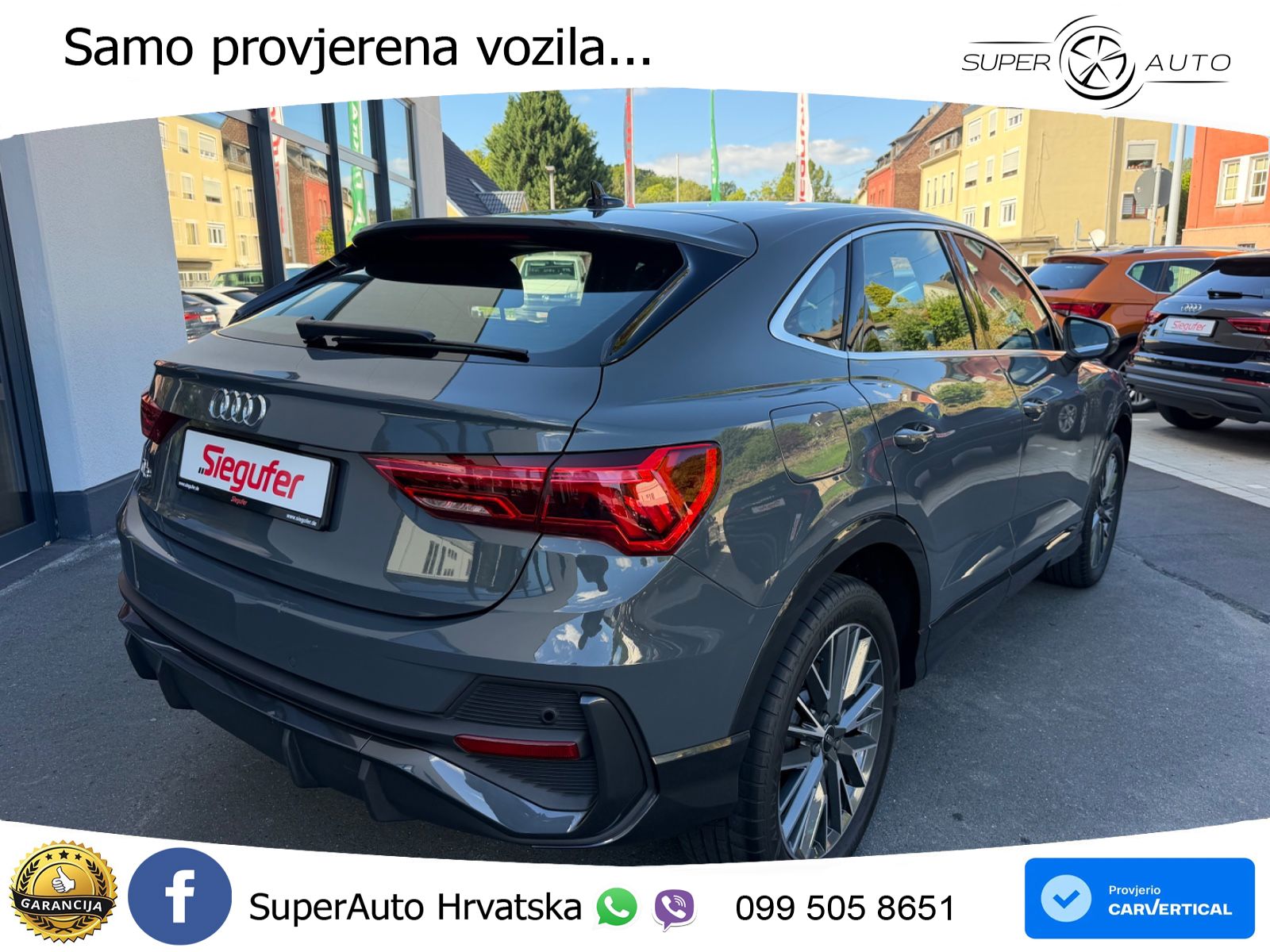 Audi Q3 Sportback 45 TFSIe (245 KS) S tronic S line LED+GR SJED+ACC