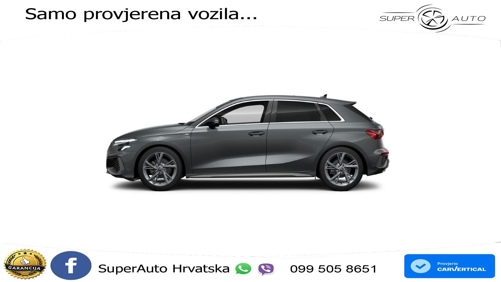 Audi A3 35 TDI (150 KS) S tronic S line LED+GR SJED+ACC