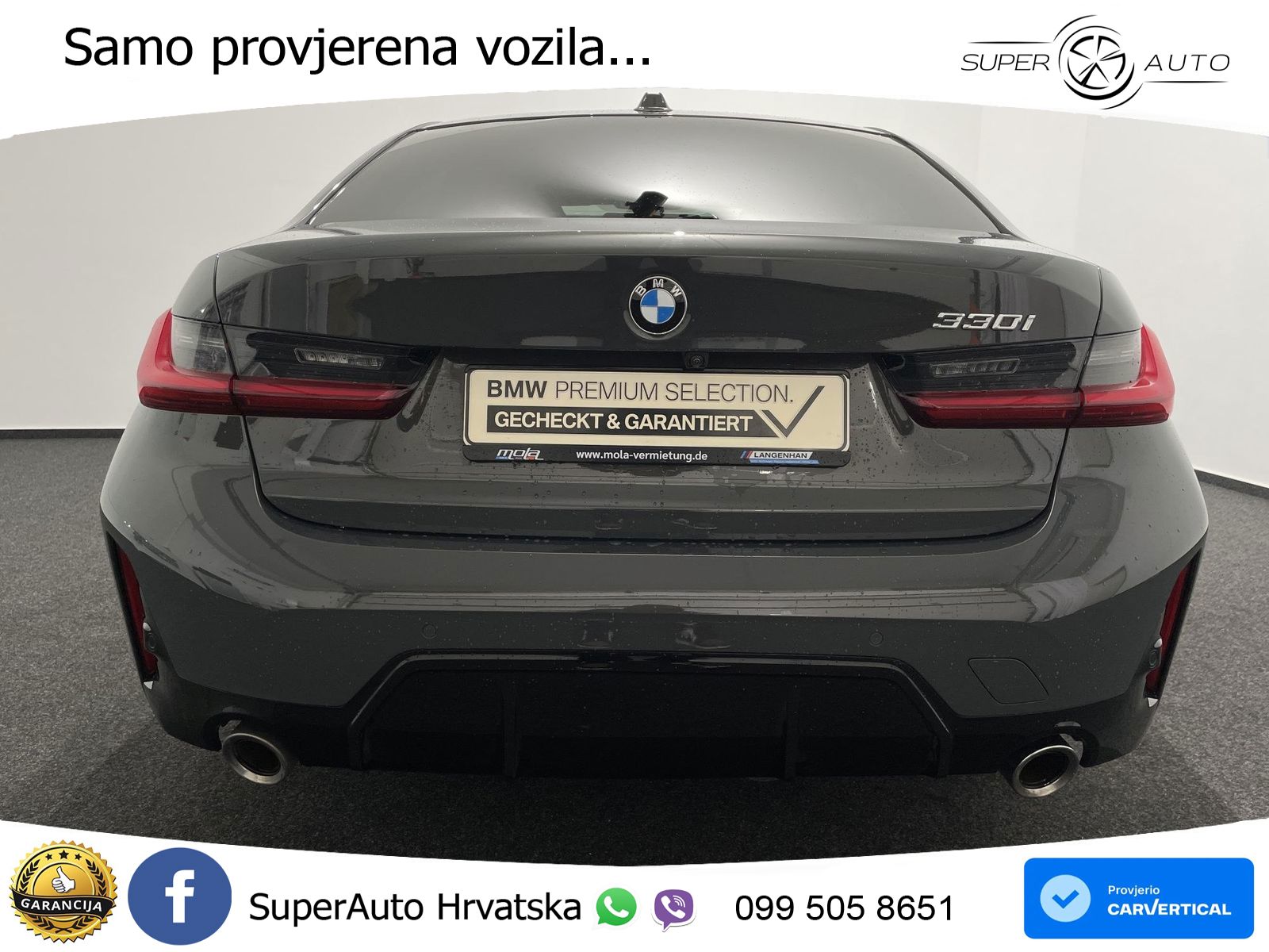 BMW 330i (245 KS) Steptronic M Sport LED+GR SJED+ACC
