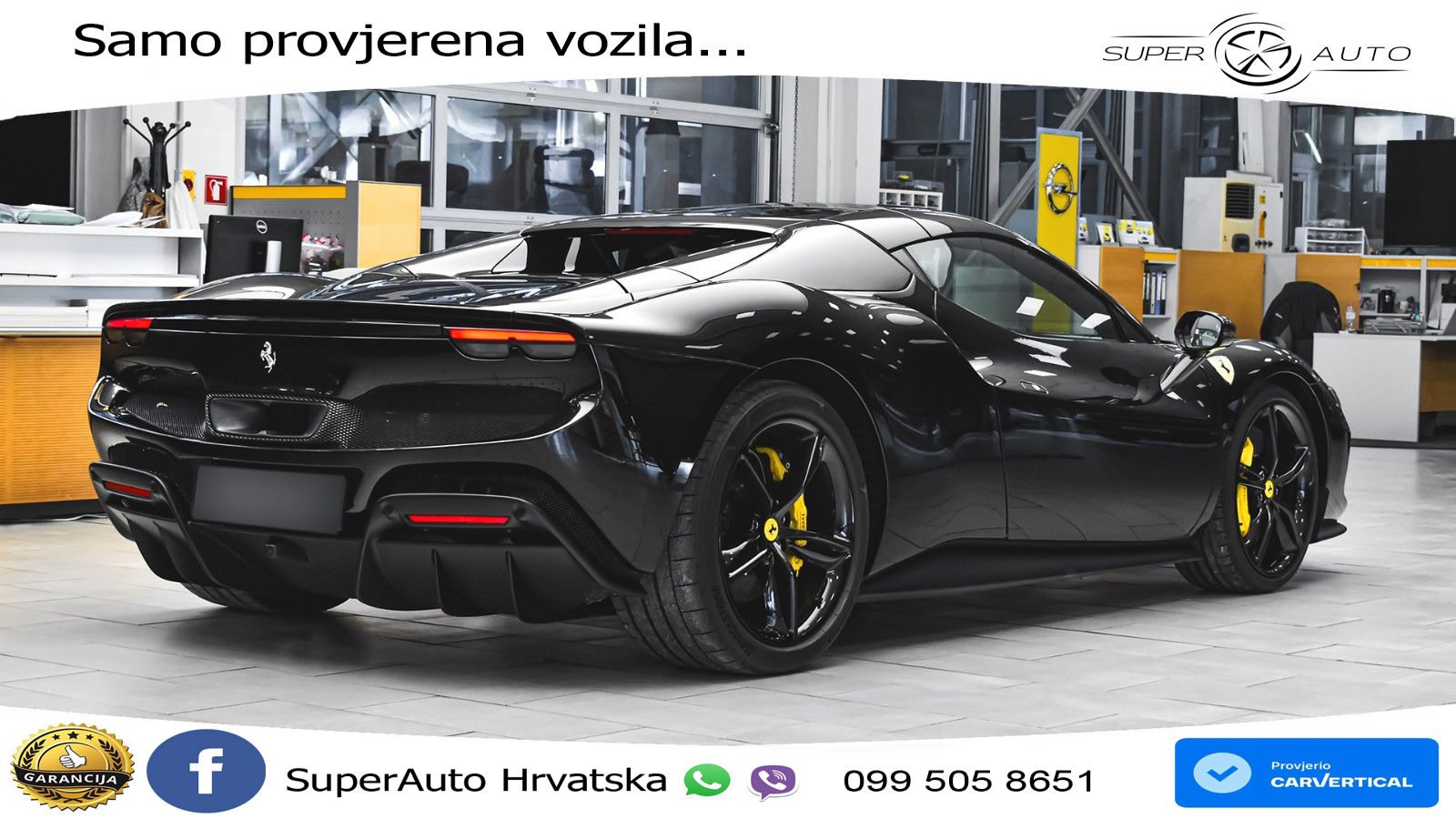 Ferrari 296 GTS 3.0 V6 (830 KS) F1 DCT LED+ACC