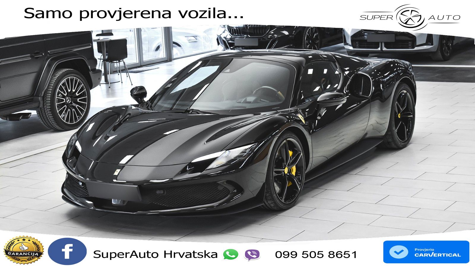 Ferrari 296 GTS 3.0 V6 (830 KS) F1 DCT LED+ACC