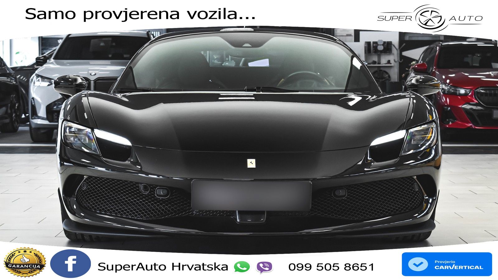 Ferrari 296 GTS 3.0 V6 (830 KS) F1 DCT LED+ACC