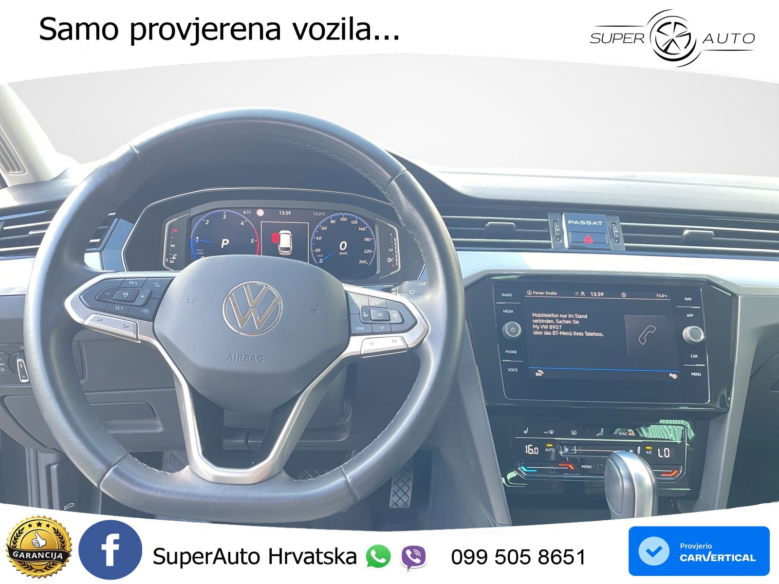 Volkswagen Passat Variant 2.0 TDI (150 KS) DSG Business LED+GR SJED+ACC