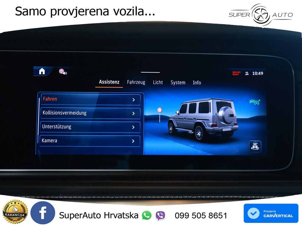 Mercedes AMG G 63 Long V8 (585 KS) 4MATIC 9G-TRONIC AMG SPEEDSHIFT TCT Superior LED+GR SJED+ACC