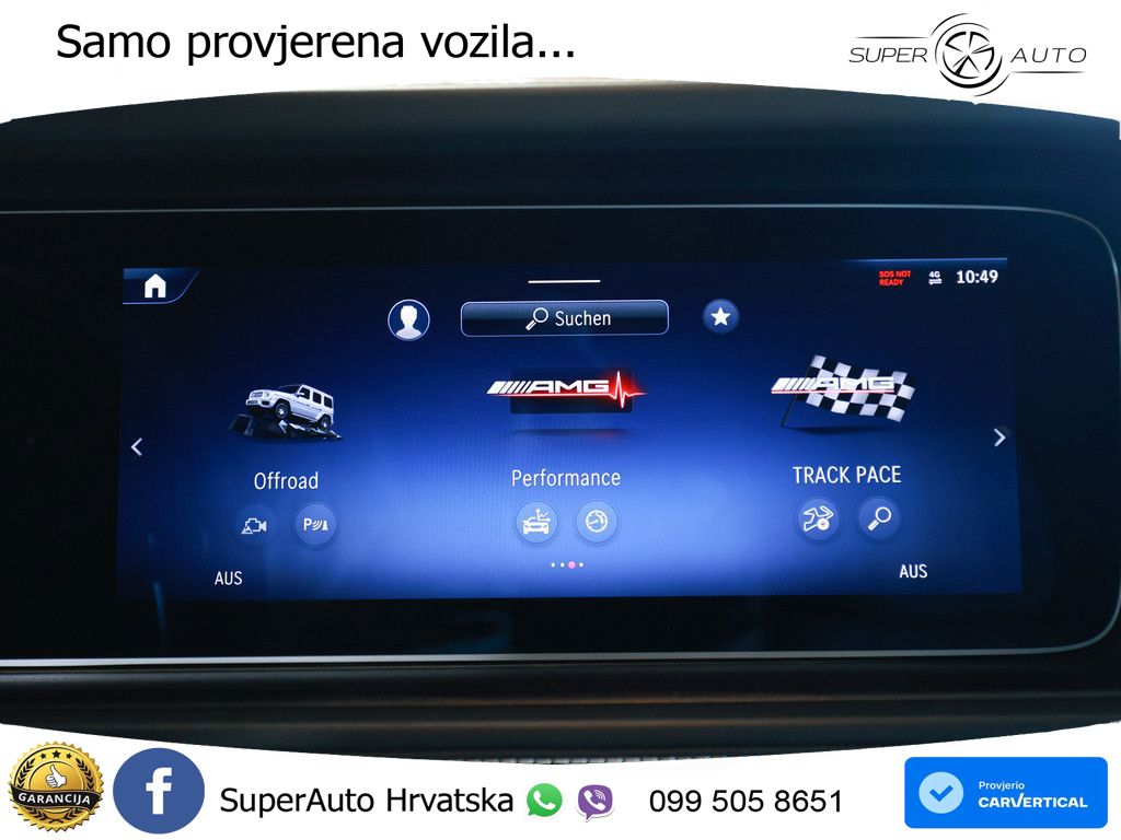 Mercedes AMG G 63 Long V8 (585 KS) 4MATIC 9G-TRONIC AMG SPEEDSHIFT TCT Superior LED+GR SJED+ACC