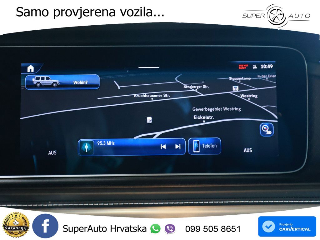 Mercedes AMG G 63 Long V8 (585 KS) 4MATIC 9G-TRONIC AMG SPEEDSHIFT TCT Superior LED+GR SJED+ACC