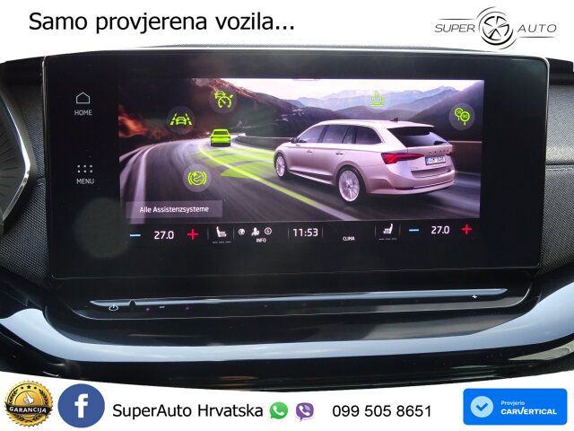 Škoda Octavia Combi 2.0 TDI (150 KS) DSG SportLine LED+GR SJED+ACC