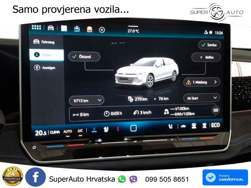 Volkswagen Passat Variant 1.5 TSI (272 KS) eHybrid DSG R-Line MATRIX+GR SJED+KAM