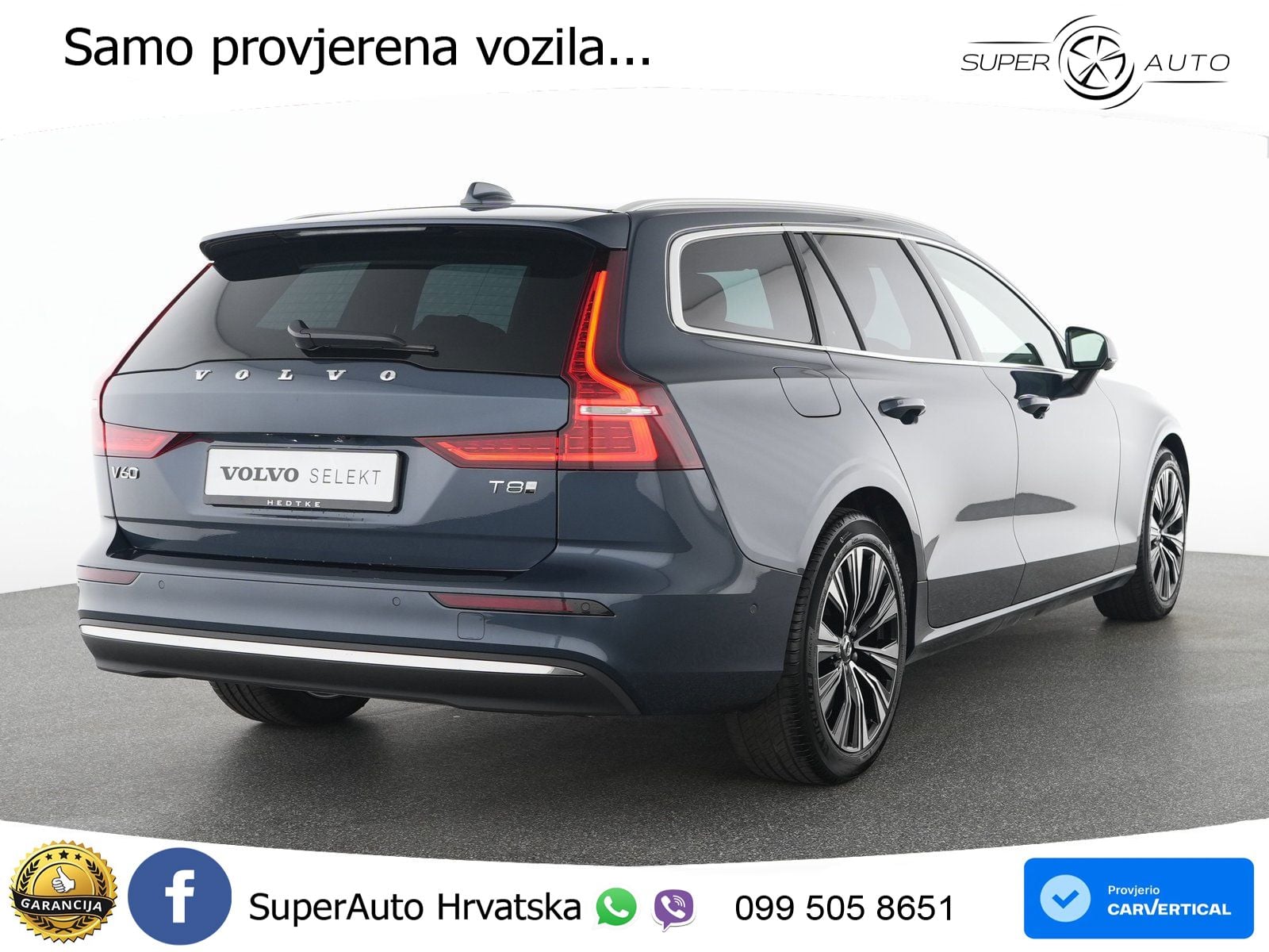 Volvo V60 2.0 T8 AWD Geartronic LED+GR SJED+ACC