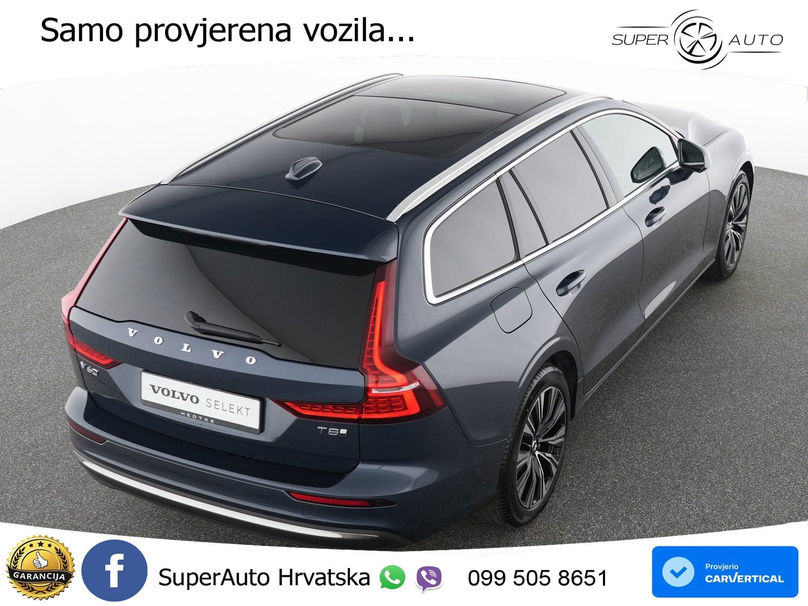 Volvo V60 2.0 T8 AWD Geartronic LED+GR SJED+ACC