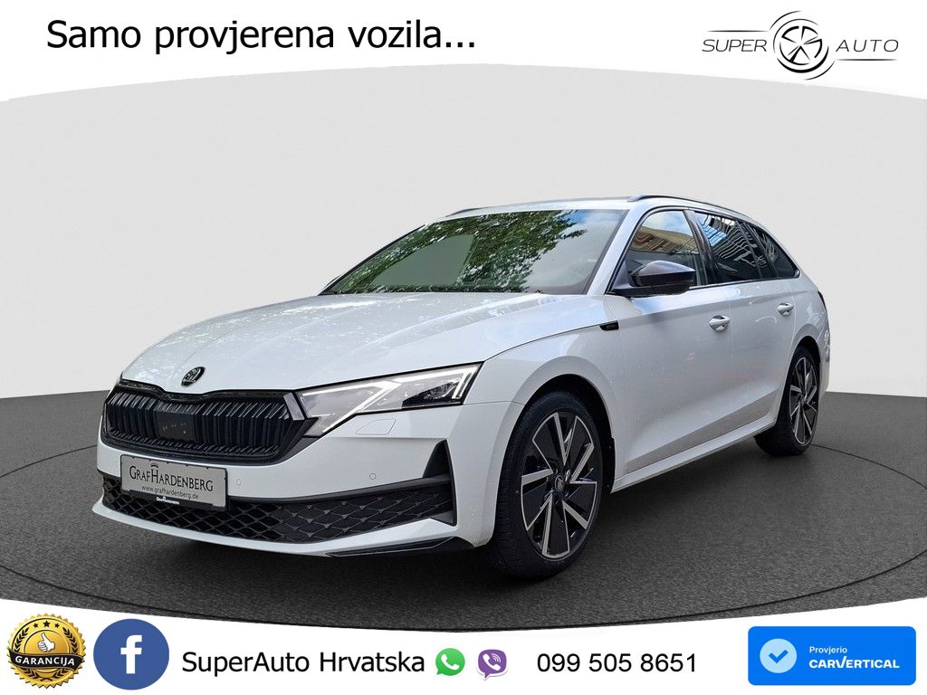 Škoda Octavia Combi 2.0 TDI (150 KS) DSG SportLine MATRIX+GR SJED+KAM
