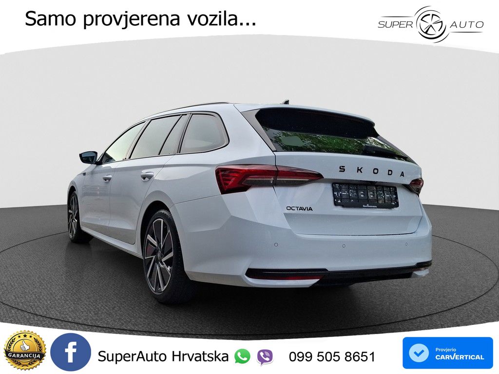 Škoda Octavia Combi 2.0 TDI (150 KS) DSG SportLine MATRIX+GR SJED+KAM