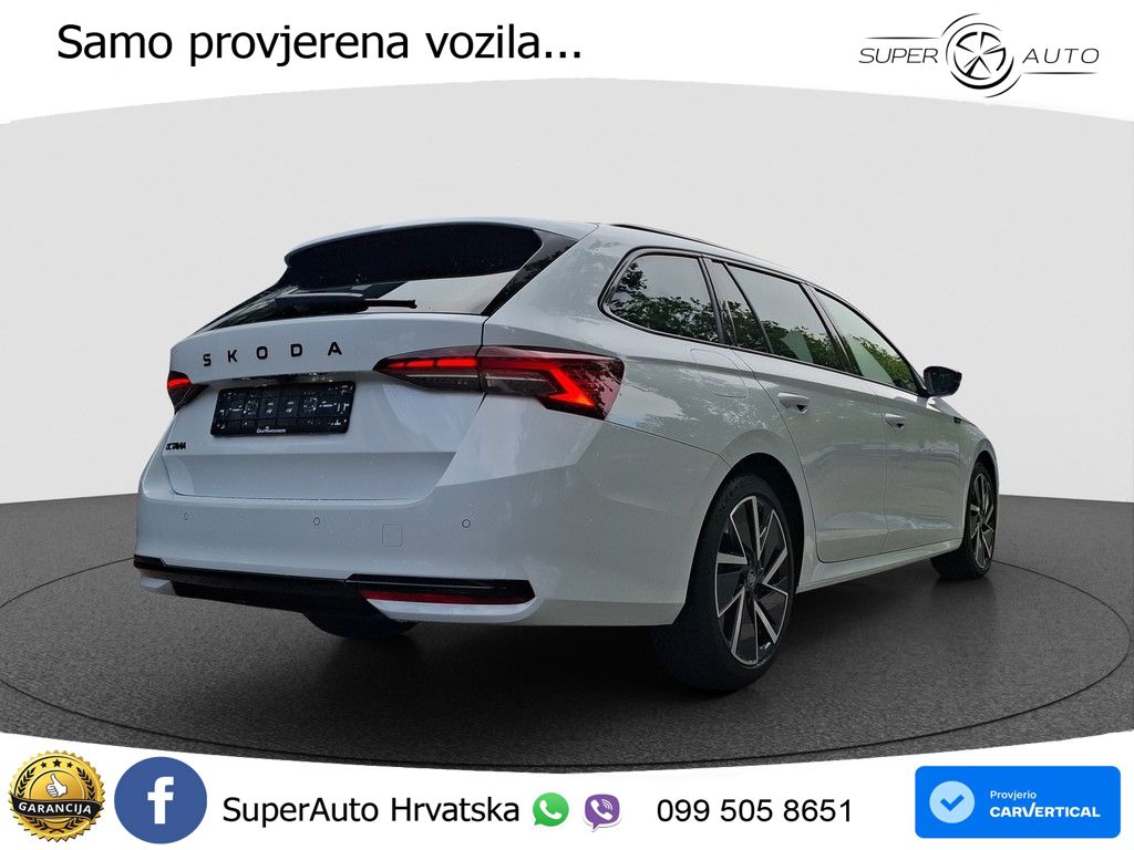 Škoda Octavia Combi 2.0 TDI (150 KS) DSG SportLine MATRIX+GR SJED+KAM