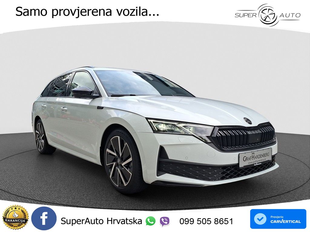 Škoda Octavia Combi 2.0 TDI (150 KS) DSG SportLine MATRIX+GR SJED+KAM