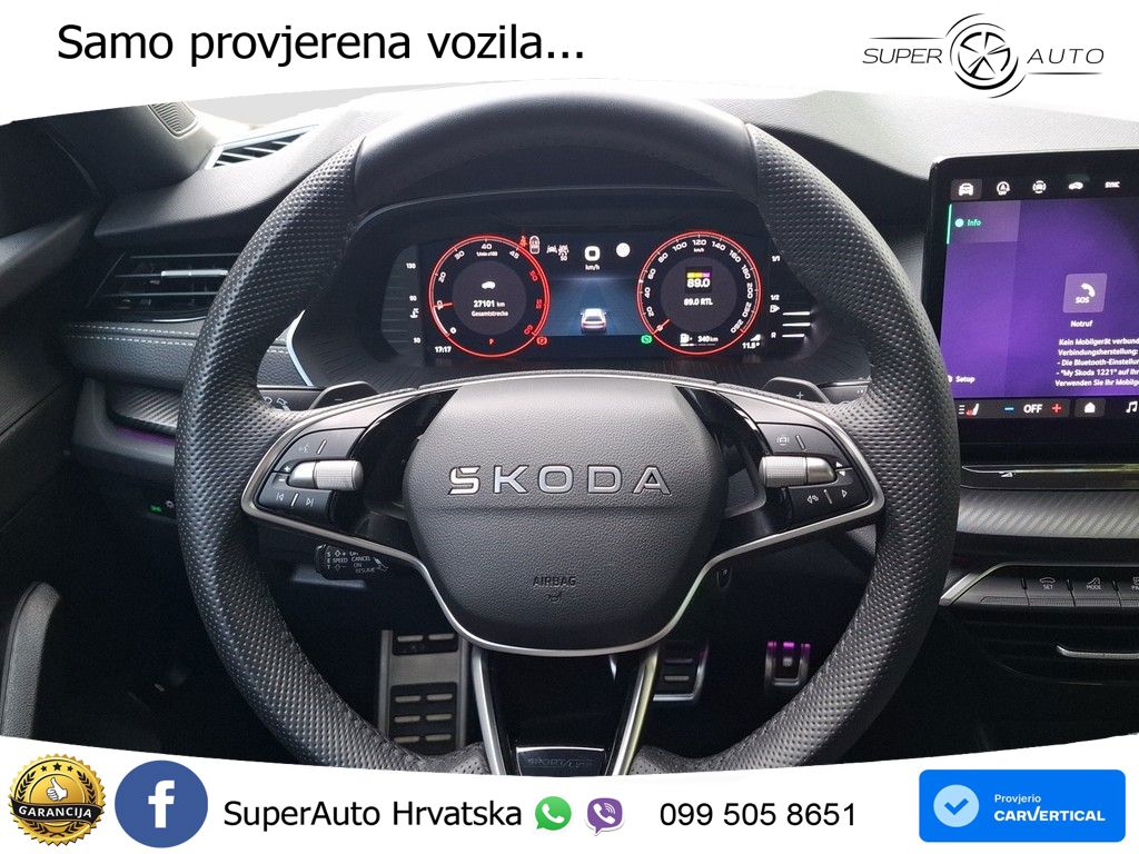 Škoda Octavia Combi 2.0 TDI (150 KS) DSG SportLine MATRIX+GR SJED+KAM