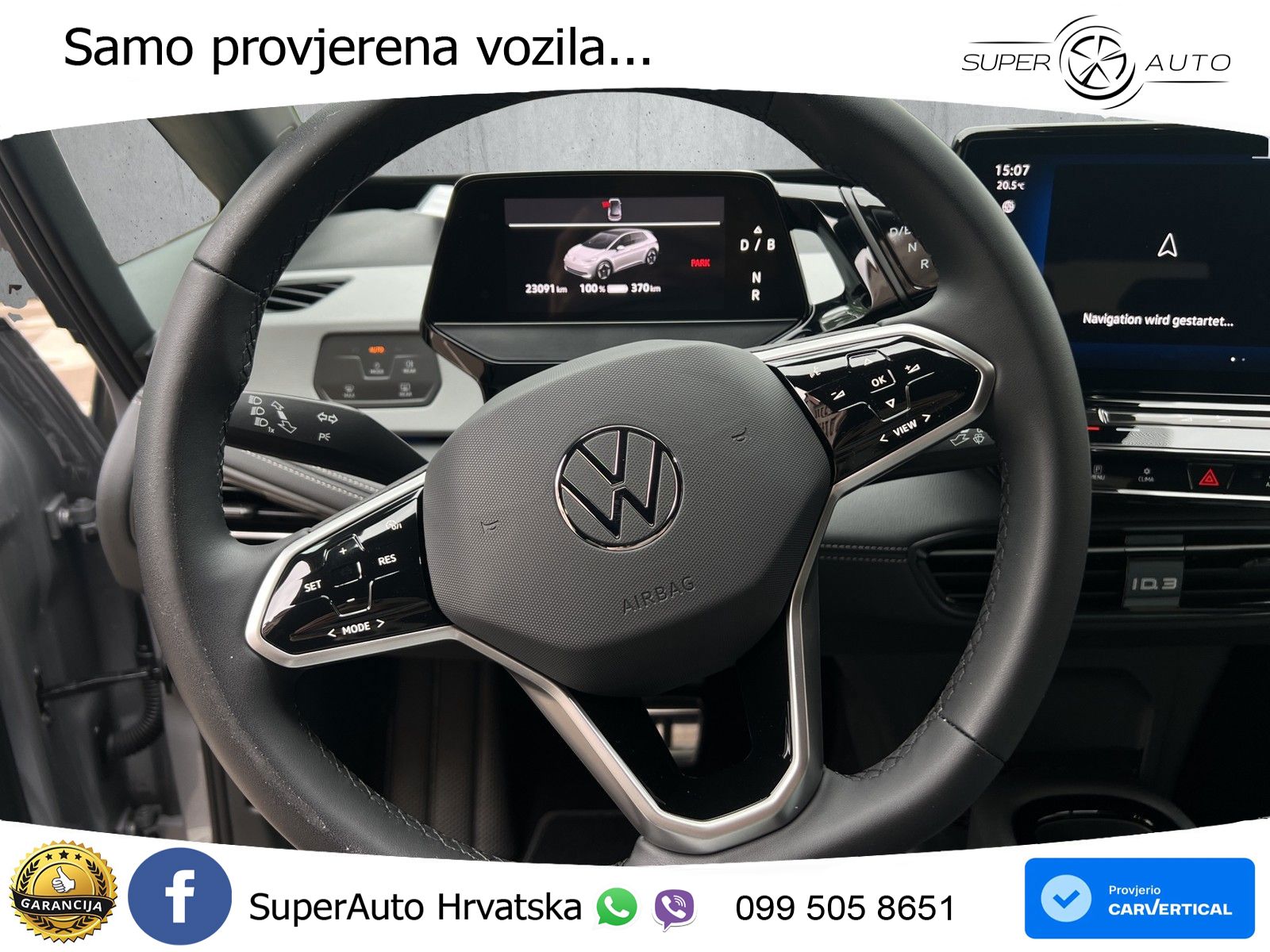 Volkswagen ID.3 Pro 62 kWh (204 KS) LED+GR SJED+ACC