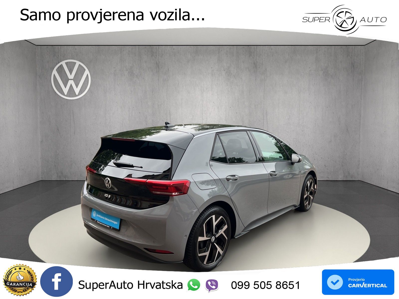 Volkswagen ID.3 Pro 62 kWh (204 KS) LED+GR SJED+ACC