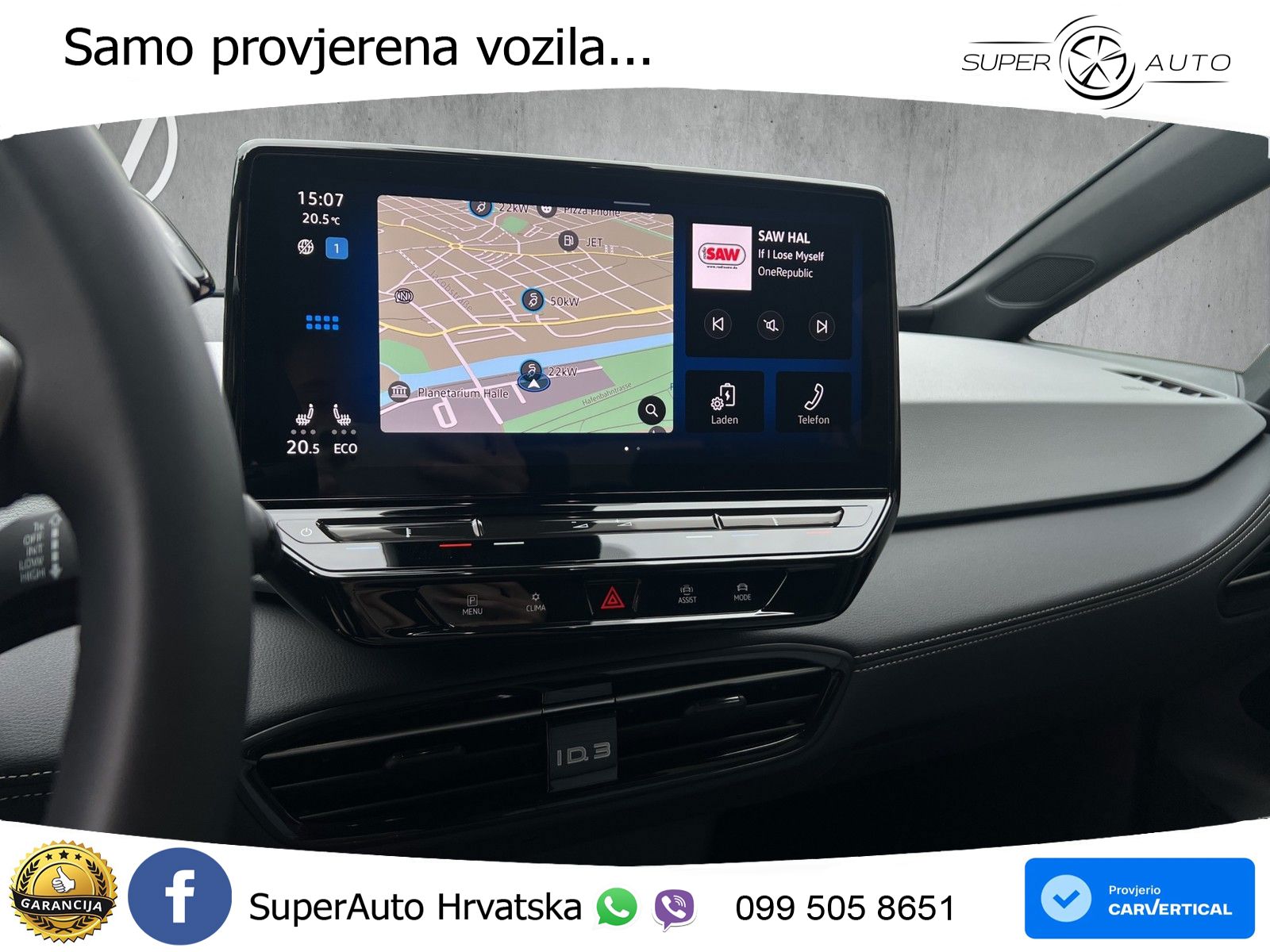 Volkswagen ID.3 Pro 62 kWh (204 KS) LED+GR SJED+ACC