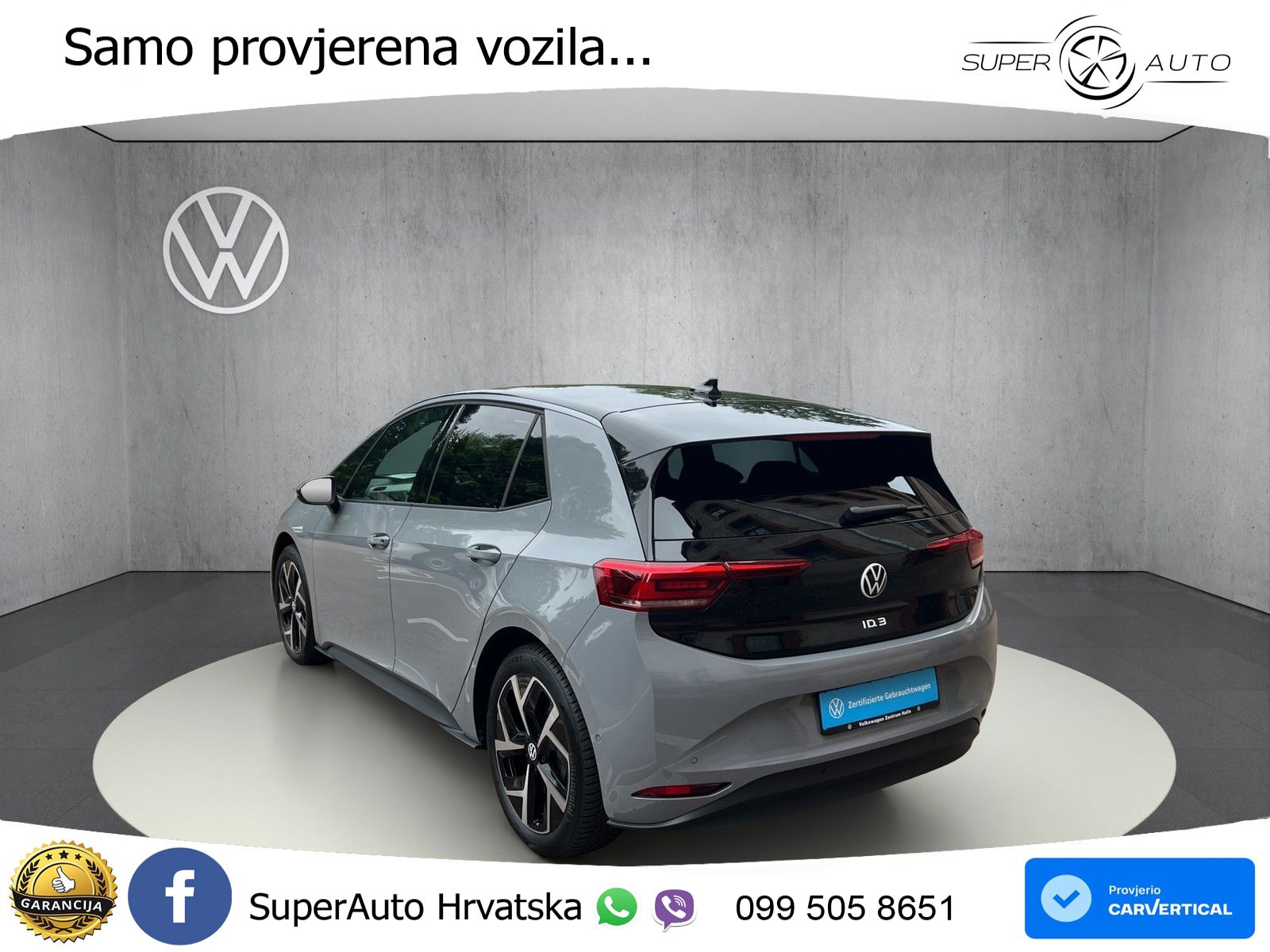 Volkswagen ID.3 Pro 62 kWh (204 KS) LED+GR SJED+ACC