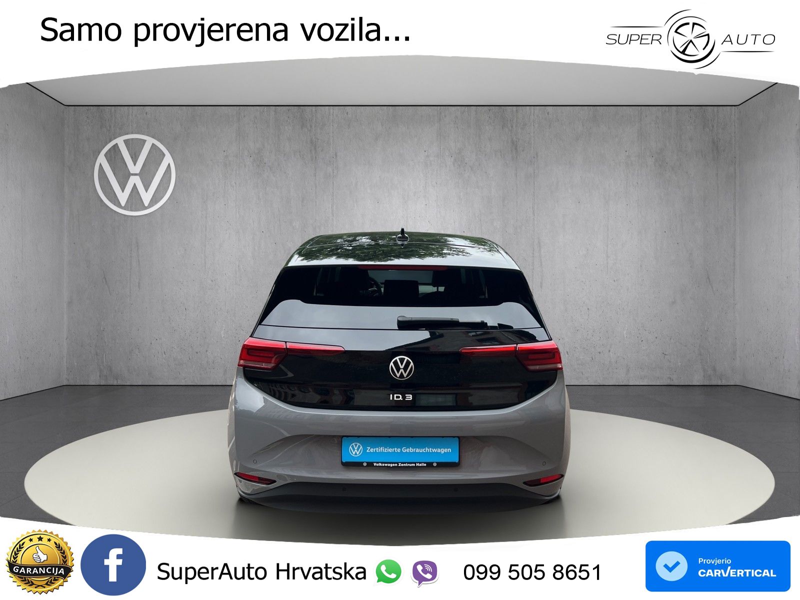 Volkswagen ID.3 Pro 62 kWh (204 KS) LED+GR SJED+ACC