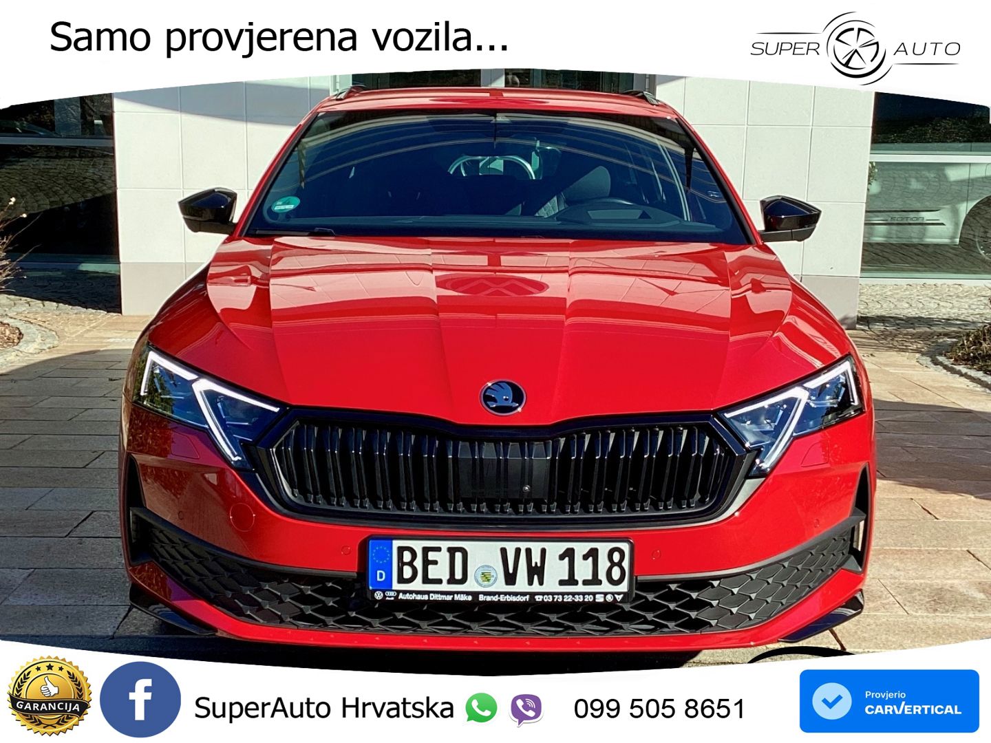 Škoda Octavia Combi 2.0 TDI (150 KS) DSG SportLine LED+GR SJED+ACC