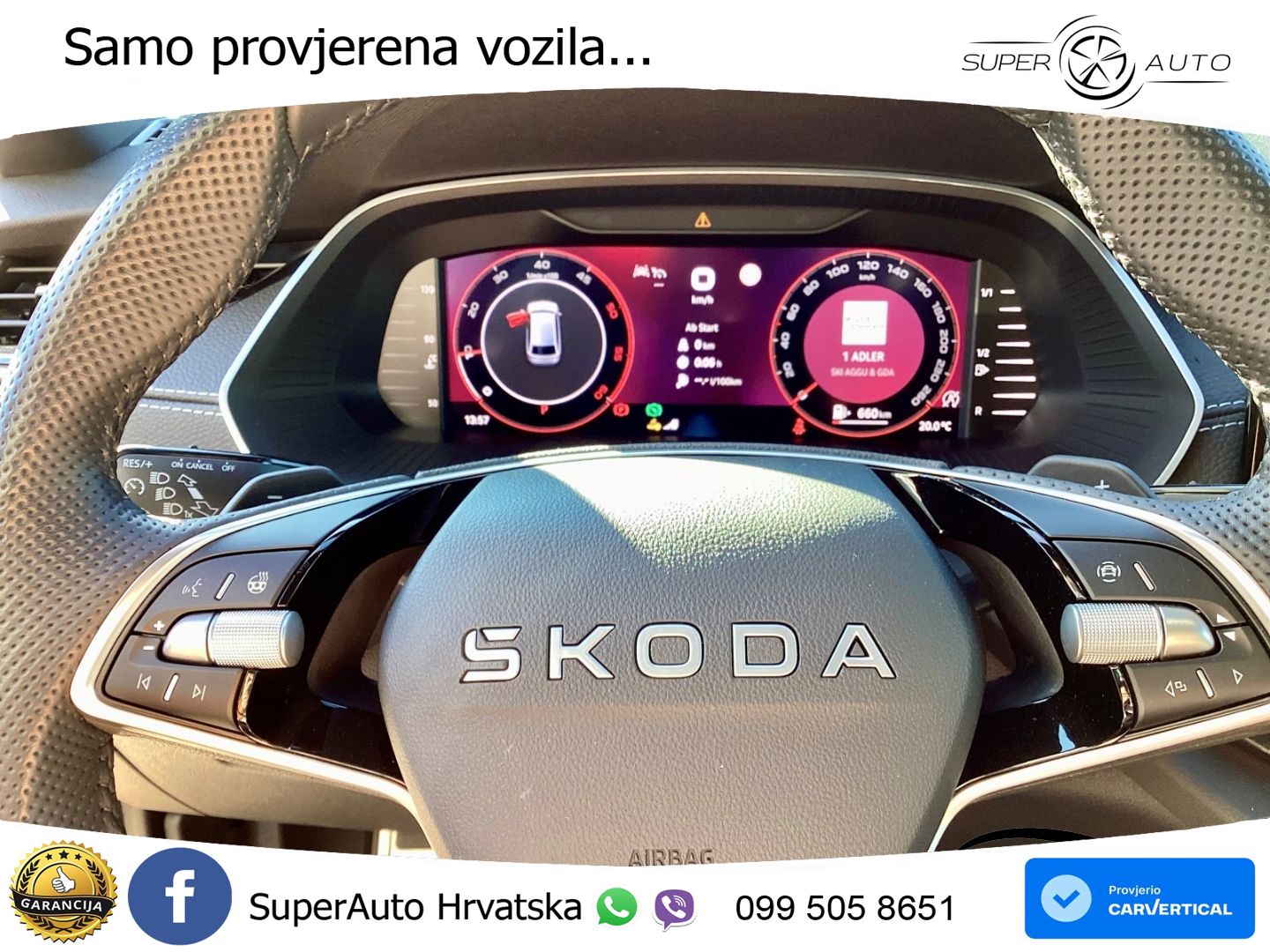 Škoda Octavia Combi 2.0 TDI (150 KS) DSG SportLine LED+GR SJED+ACC