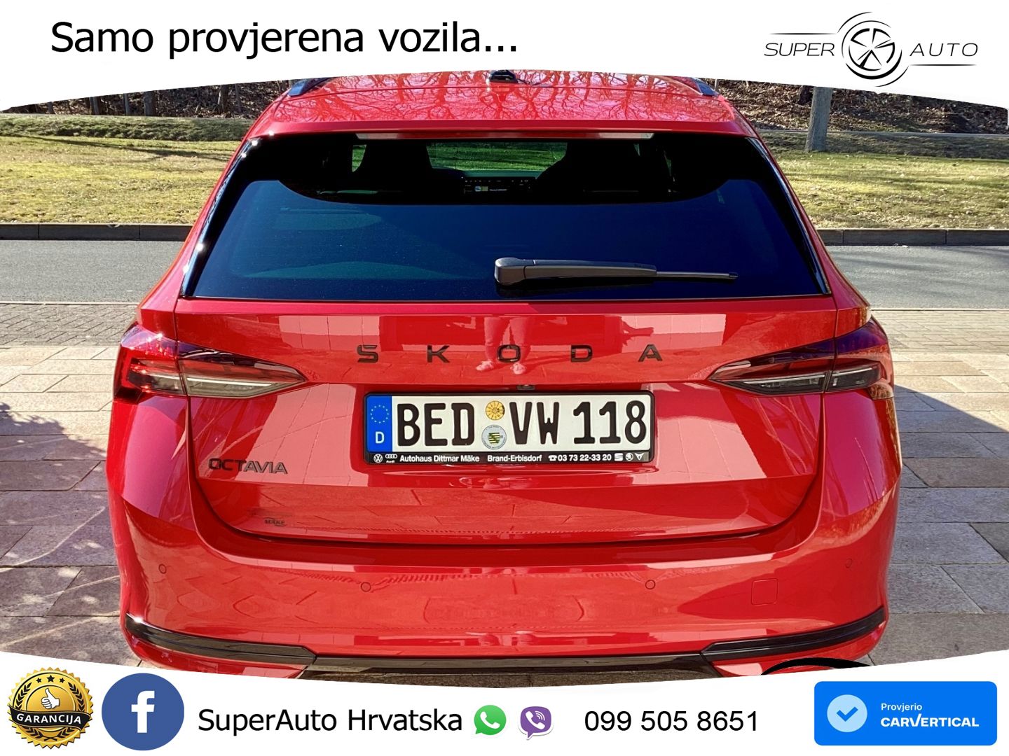 Škoda Octavia Combi 2.0 TDI (150 KS) DSG SportLine LED+GR SJED+ACC