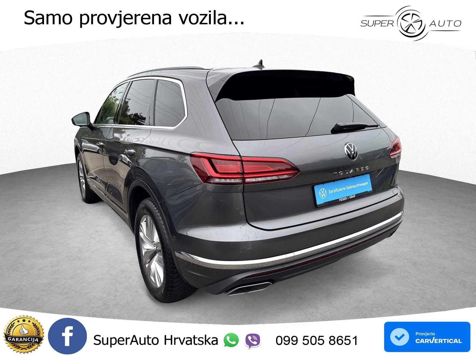 Volkswagen Touareg 3.0 V6 TDI (231 KS) 4MOTION Tiptronic ZRAČNI+ACC+4xGR SJED+KAM