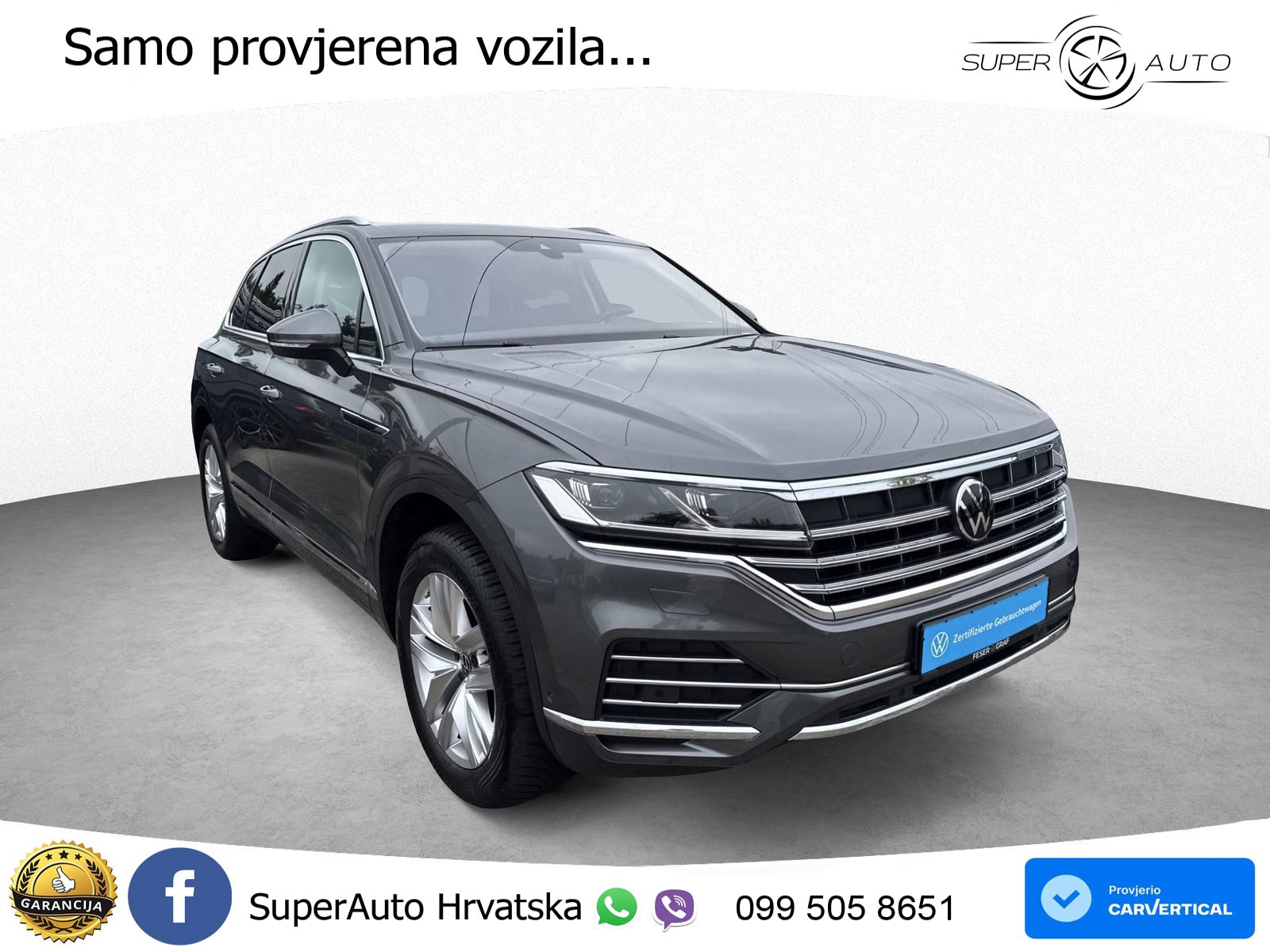 Volkswagen Touareg 3.0 V6 TDI (231 KS) 4MOTION Tiptronic ZRAČNI+ACC+4xGR SJED+KAM