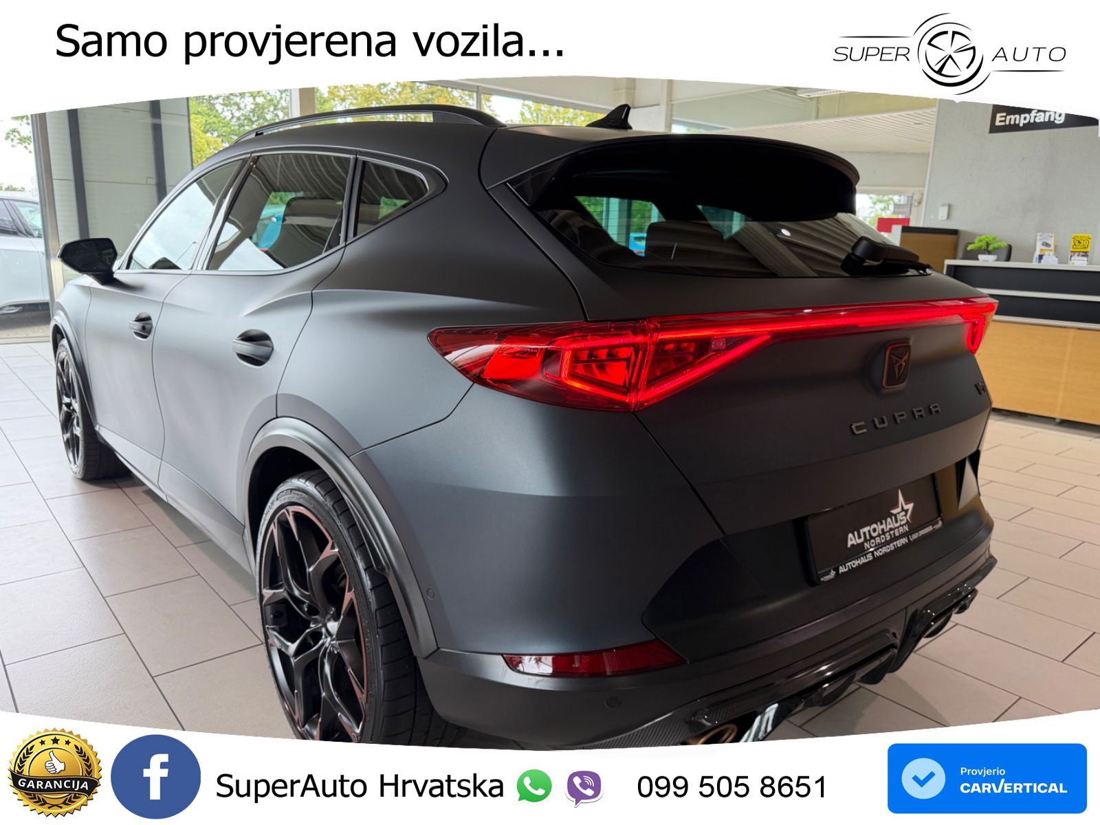 Cupra Formentor VZ5 2.5 TSI (390 KS) 4Drive DSG LED+GR SJED+ACC
