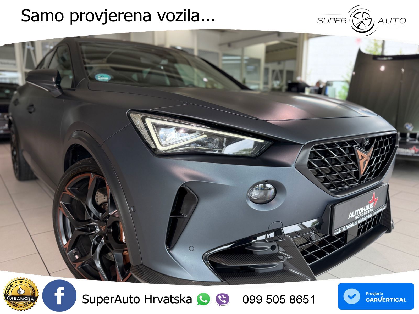 Cupra Formentor VZ5 2.5 TSI (390 KS) 4Drive DSG LED+GR SJED+ACC