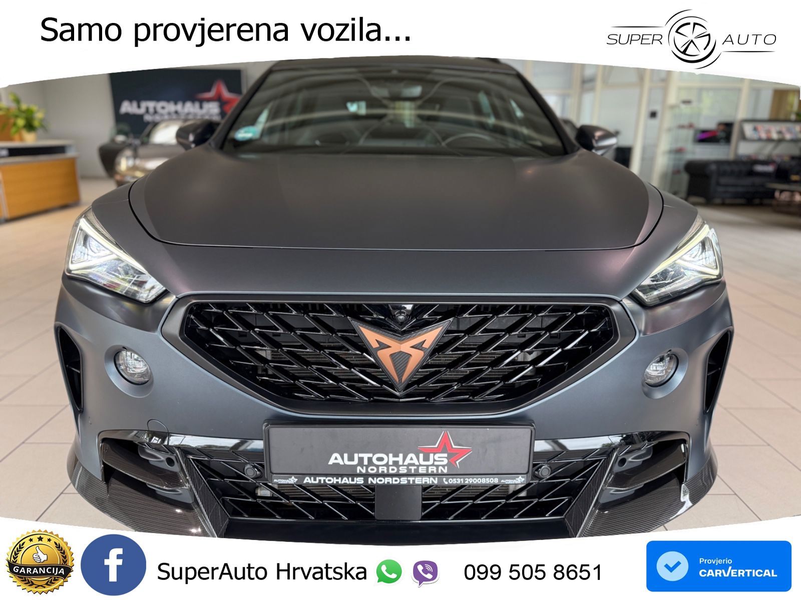 Cupra Formentor VZ5 2.5 TSI (390 KS) 4Drive DSG LED+GR SJED+ACC