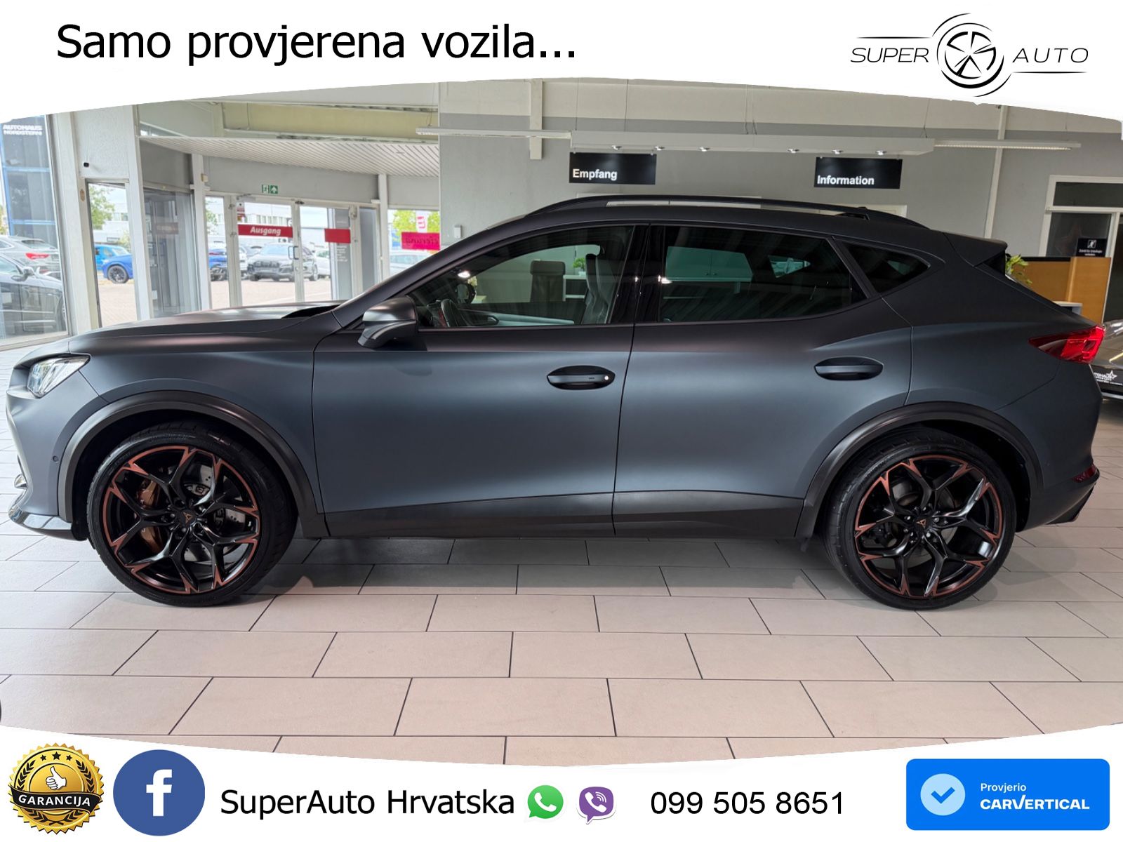 Cupra Formentor VZ5 2.5 TSI (390 KS) 4Drive DSG LED+GR SJED+ACC