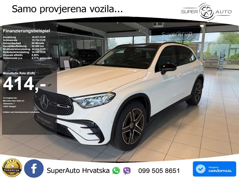 Mercedes GLC 220d (197 KS) 4MATIC 9G-TRONIC AMG ACC+GR SJED+360+PANO