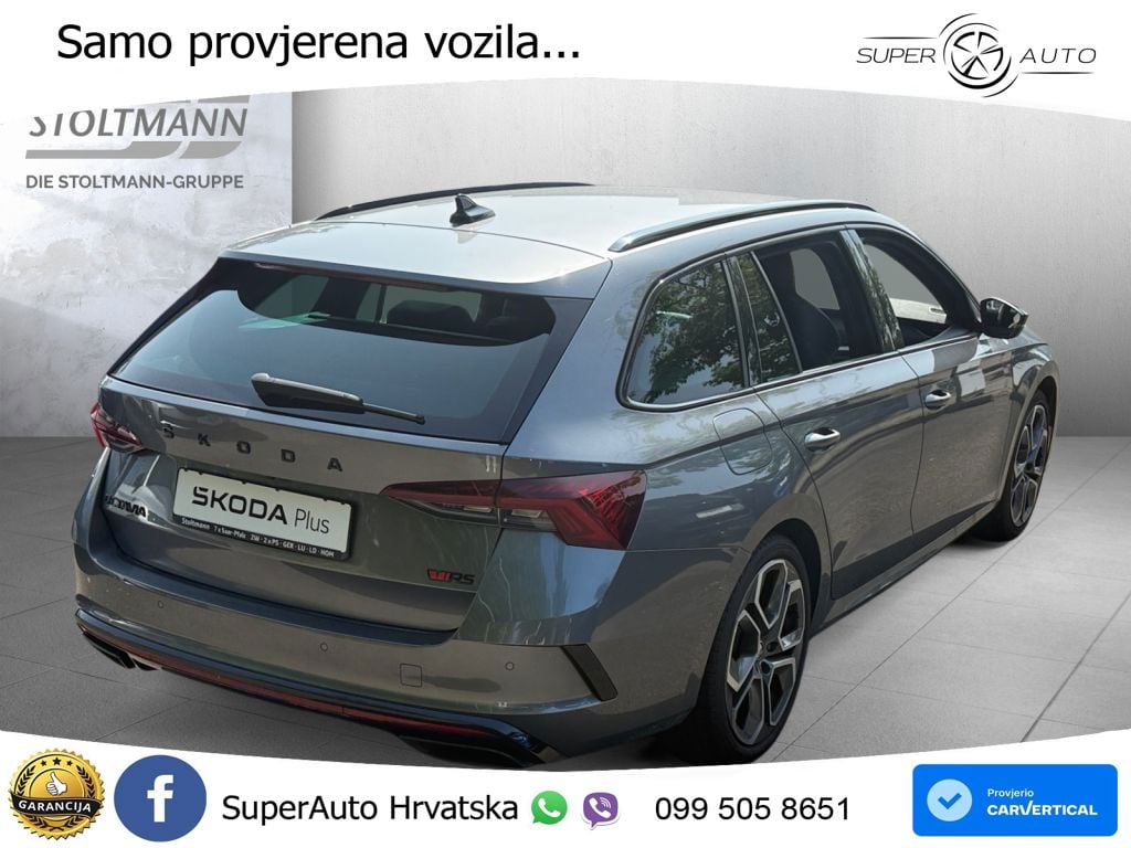 Škoda Octavia Combi RS 2.0 TSI (245 KS) DSG LED+GR SJED+ACC