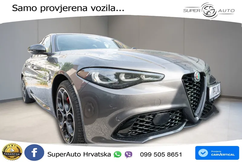 Alfa Romeo Giulia 2.0 Turbo (280 KS) Q4 Automatic LED+GR SJED+ACC