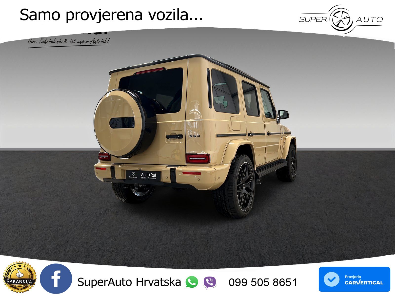 Mercedes AMG G 63 Long V8 (585 KS) 4MATIC 9G-TRONIC AMG SPEEDSHIFT TCT LED+GR SJED+ACC