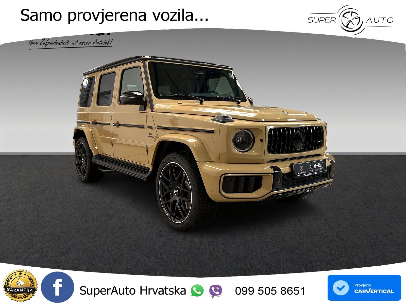 Mercedes AMG G 63 Long V8 (585 KS) 4MATIC 9G-TRONIC AMG SPEEDSHIFT TCT LED+GR SJED+ACC