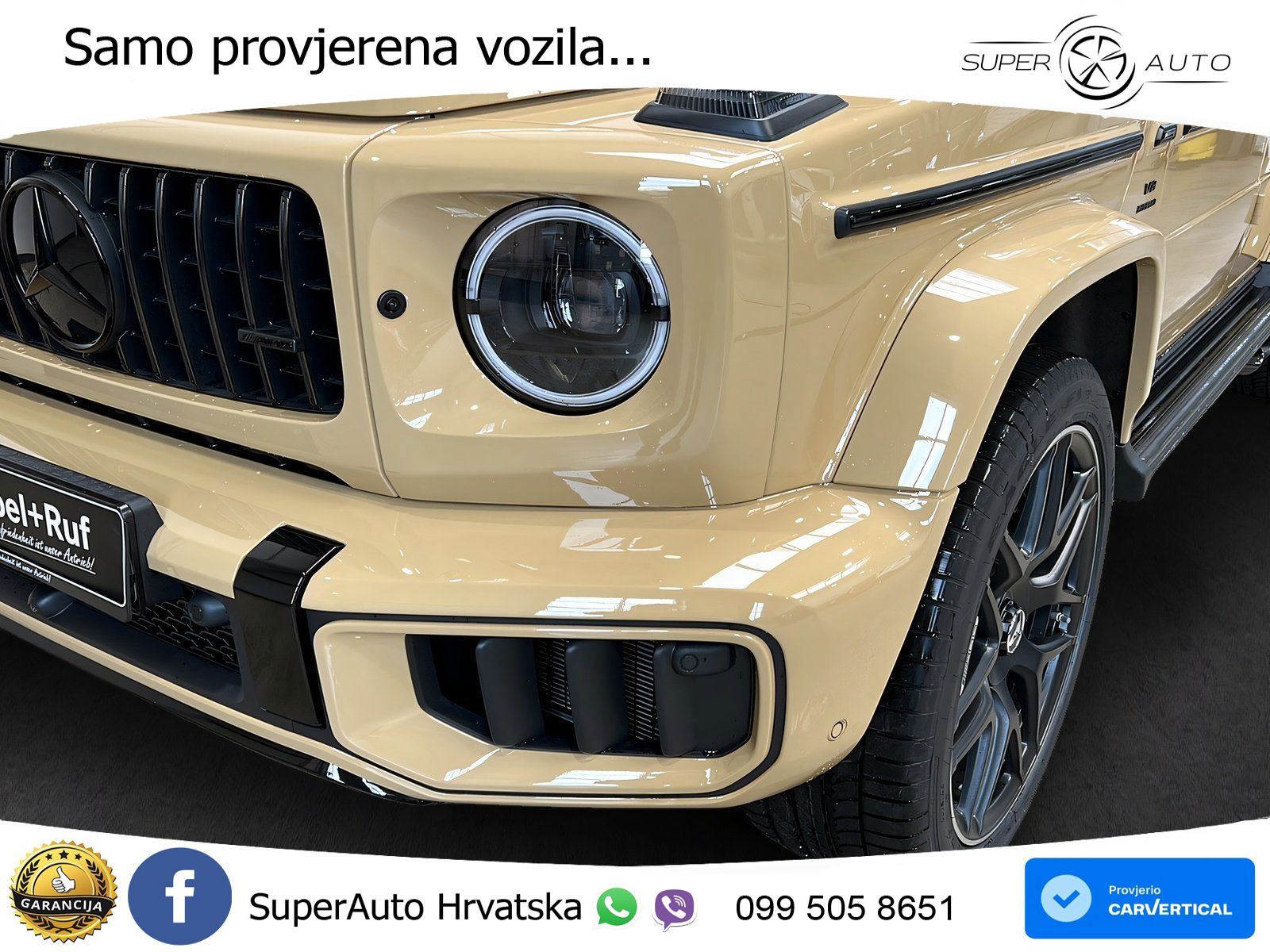 Mercedes AMG G 63 Long V8 (585 KS) 4MATIC 9G-TRONIC AMG SPEEDSHIFT TCT LED+GR SJED+ACC