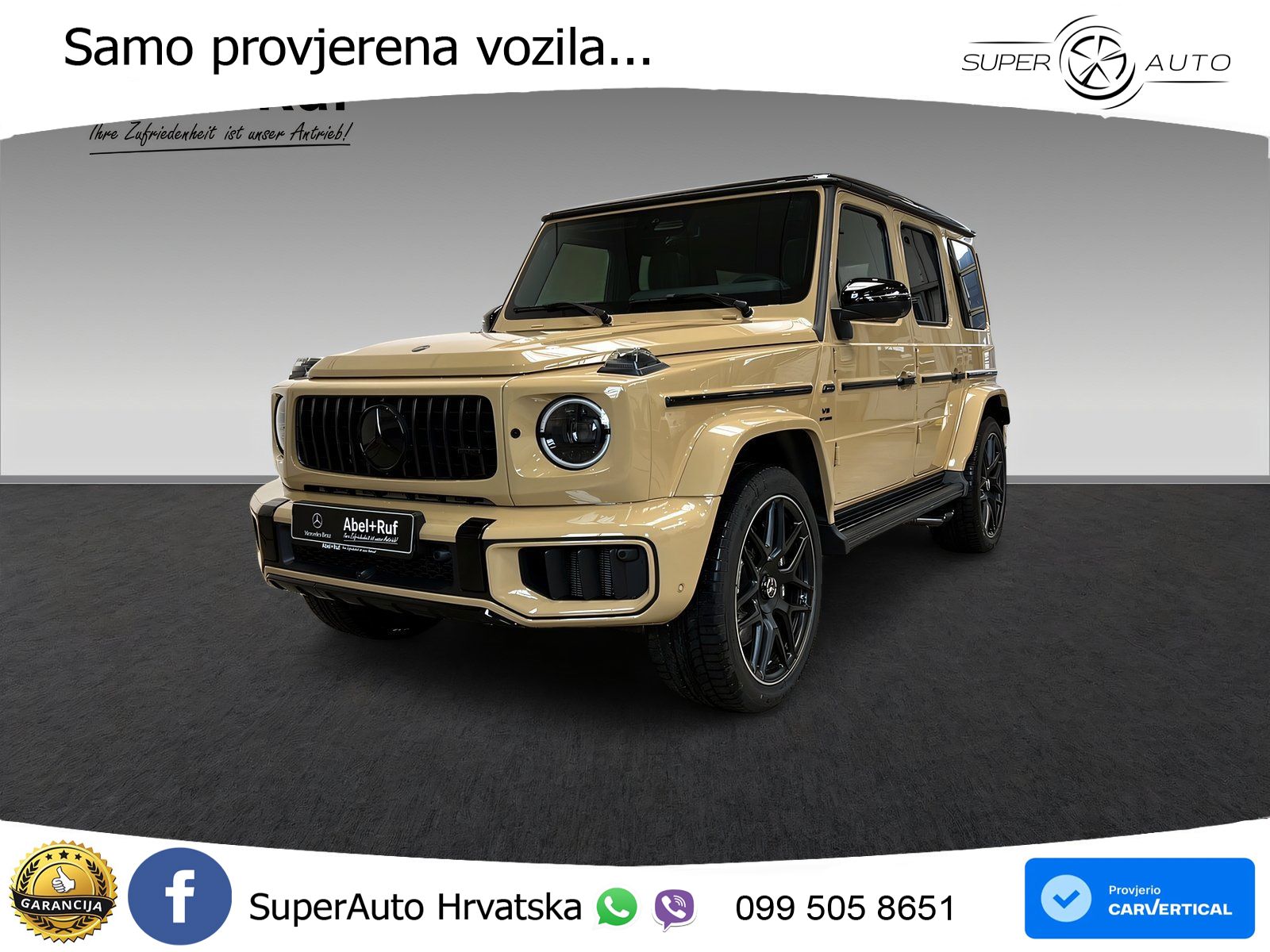 Mercedes AMG G 63 Long V8 (585 KS) 4MATIC 9G-TRONIC AMG SPEEDSHIFT TCT LED+GR SJED+ACC