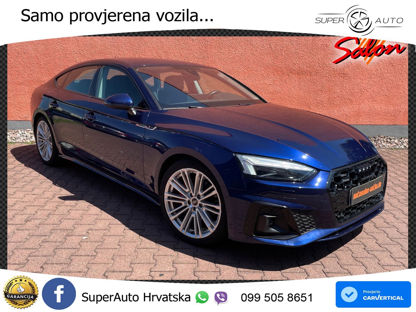 Audi A5 Sportback 40 TDI (204 KS) quattro S tronic S line MATRIX+GR SJED+KAM
