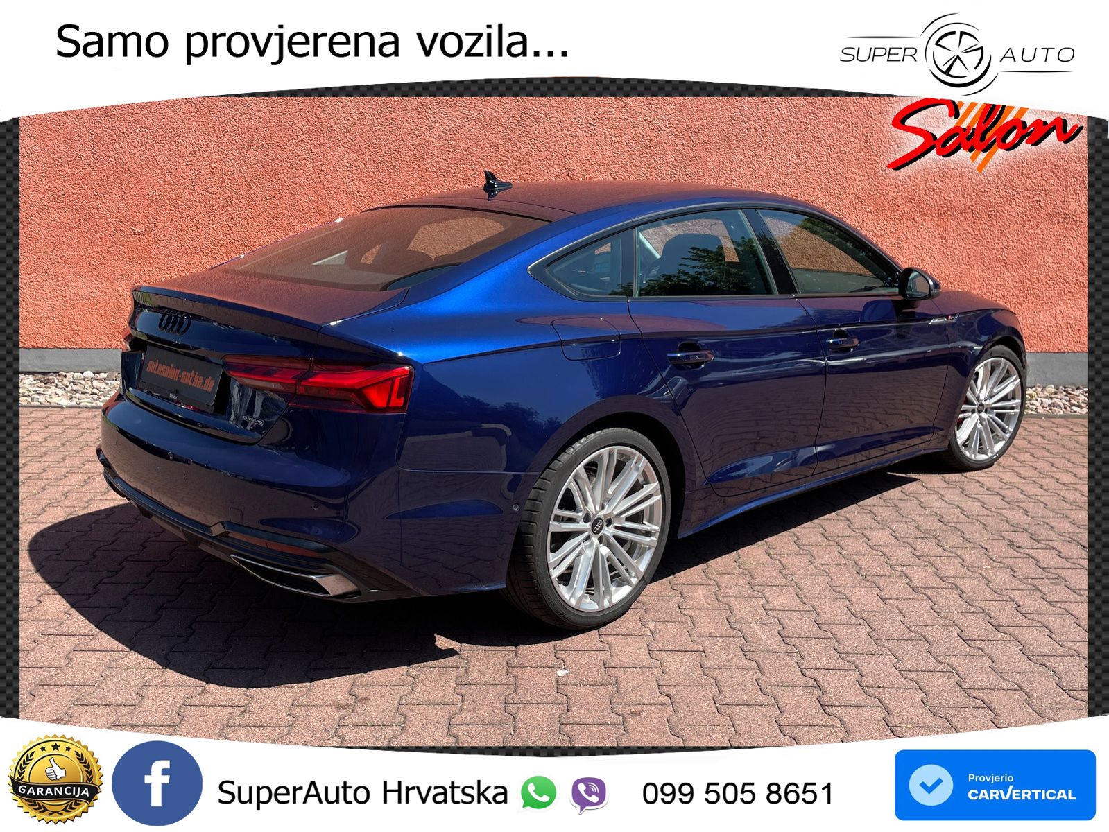 Audi A5 Sportback 40 TDI (204 KS) quattro S tronic S line MATRIX+GR SJED+KAM